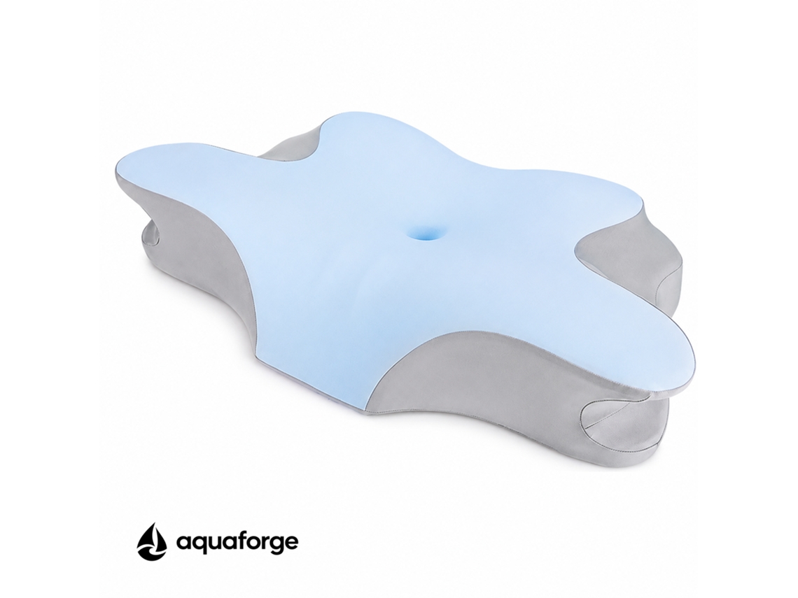 Almofada Cervical Ergonómica Espuma Viscoelástica 61 X 10.5 X 9 Cm