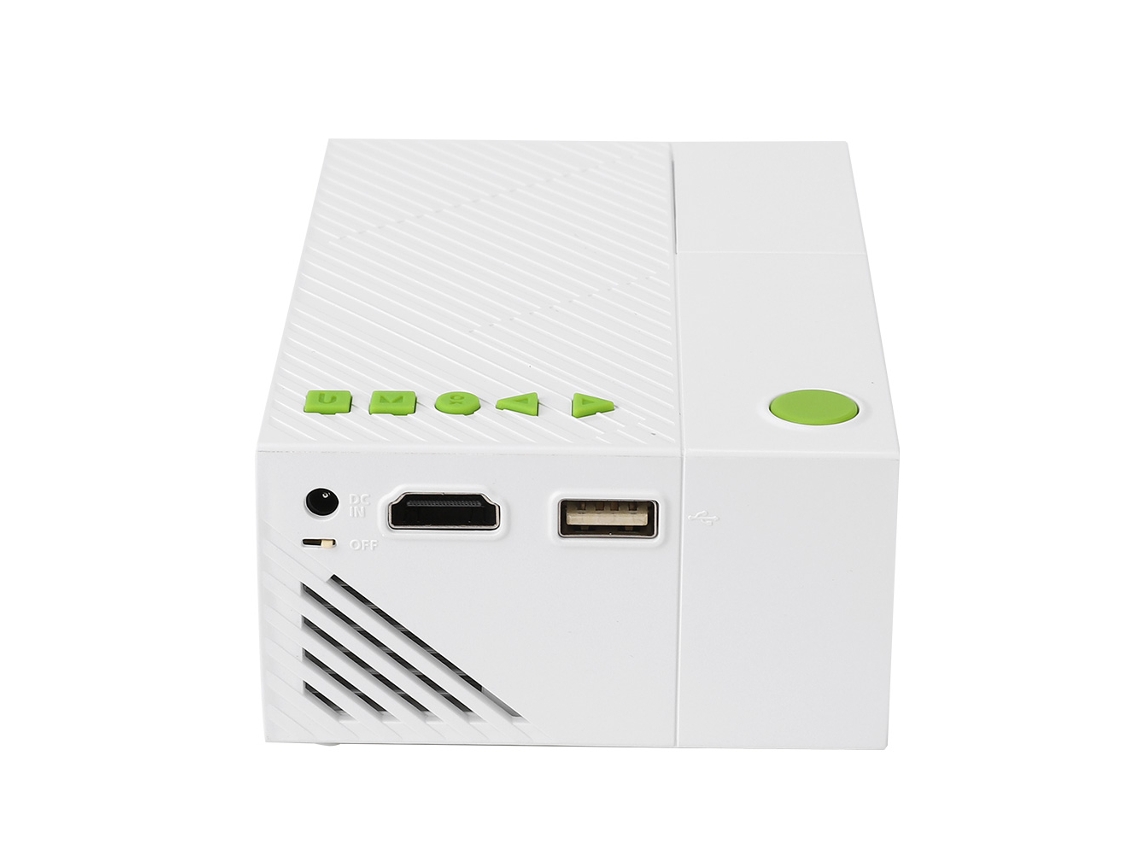Mini Projetor Led Portátil Com Suporte Para Home Theater 1080p E Interface Multifuncional 100 240v, Plugue Uk Brilvibera