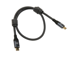 2026zentro-cabo Usb C Para Usb C 1.6ft Macho Para Macho Pd240w Pd3.1 Chip E Mark Nylon Para Laptop Celular Tablet
