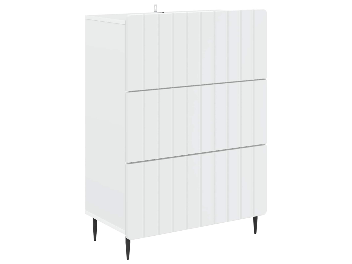 Maison Exclusive - Gabinete De Gavetas Branco 66 X 34,5 X 92 Cm