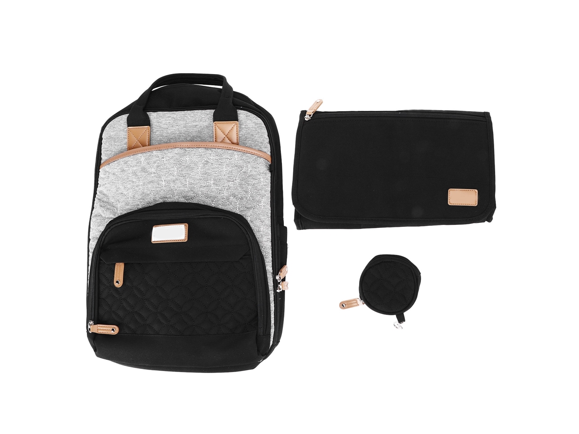 Mali mochila para Fraldas com Grande Capacidade Ergonômica e Múltiplos Bolsos para Pais Viajando
