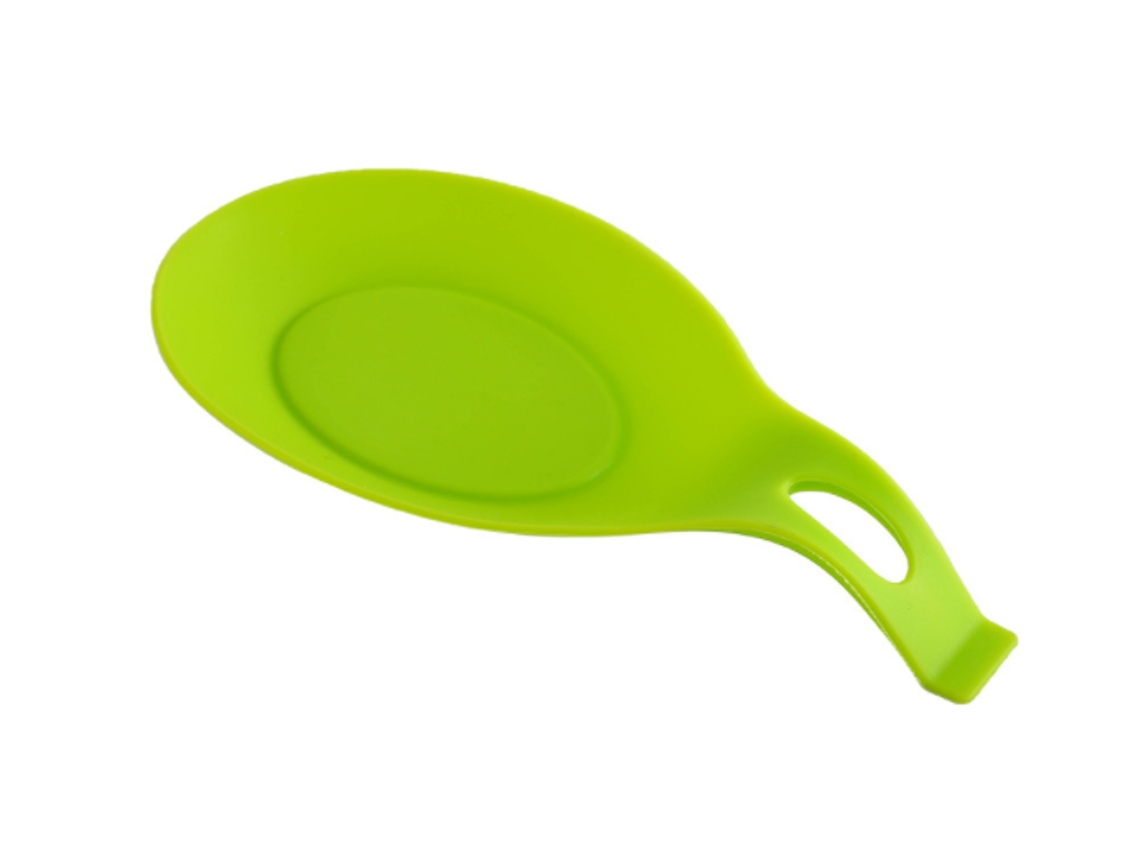 Espátula De Silicone 1 Peça Colher Utensílio De Cozinha Suporte Para Pratos