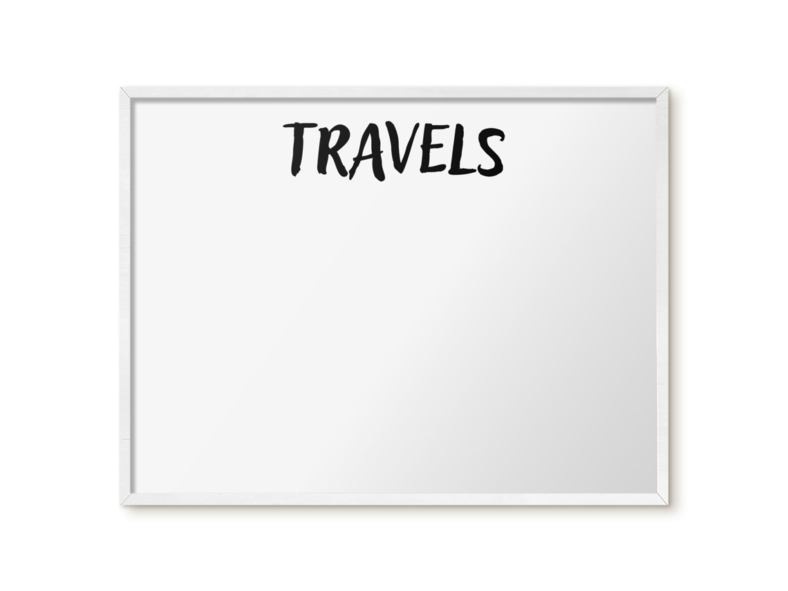 Magnetic Board Travels For The Living Room Espelharte (80x60 Cm)