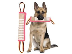 Brinquedo de Treinamento para Cães, Resistentes.para Cabo de Guerra Filhotes Aliviar a Dentição Digitallab Rosa 2pc