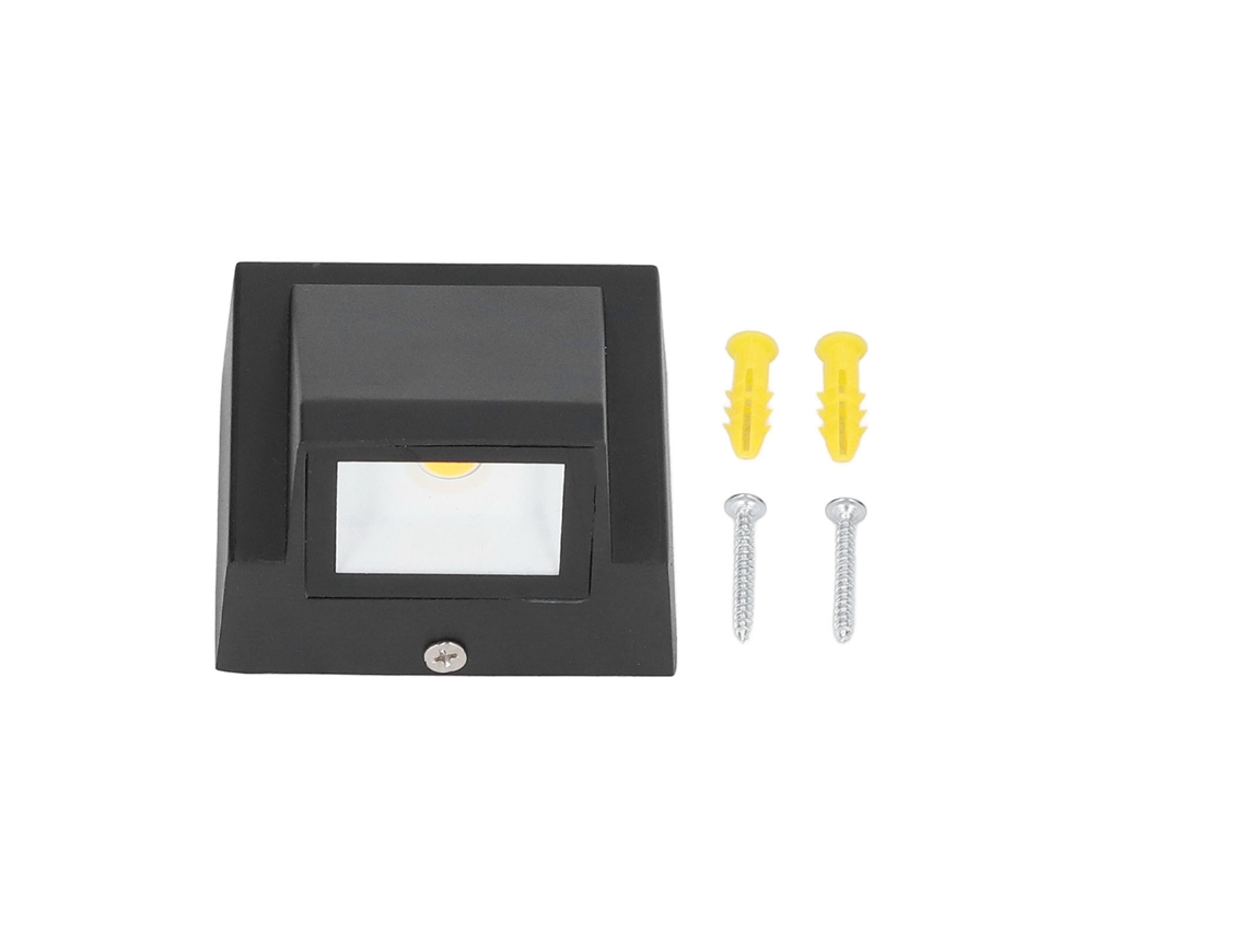 Lâmpada de Parede LED externa impermeável multifuncional 3W 3000K para pátio varanda corredor 85-265V | S/MARCA