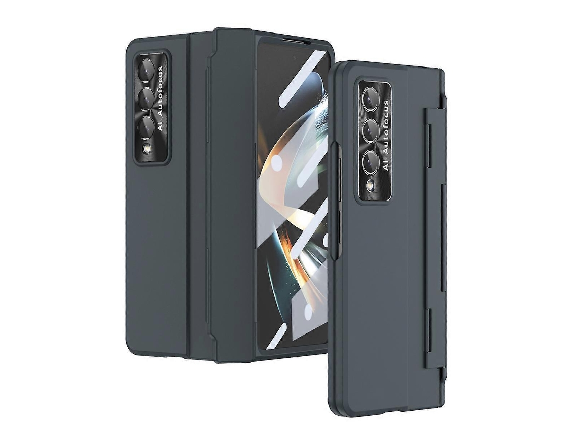 Capa De Celular Integrada Com Dobradiça Para Samsung Galaxy Z Fold4 Com Cobertura Total.