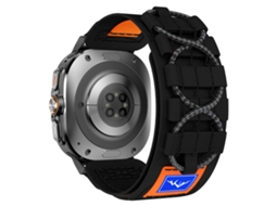 Bracelete para Samsung Galaxy Watch Ultra 47mm Preto Preto XIAOMOYU