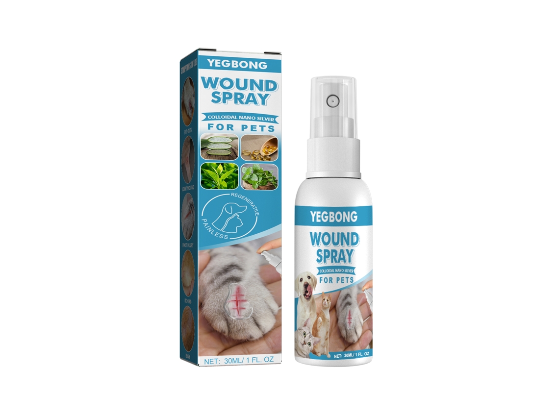 Spray para Ferimentos de Animais de Estimação