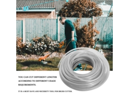 Laxiscreed Corda De Aço Para Cortador De Relva 3.0mm 1lb - Substituição Fácil E Duradoura