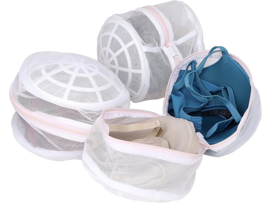 Conjunto de 5 Sacos Lavanderia em Malha BRILVIBERA