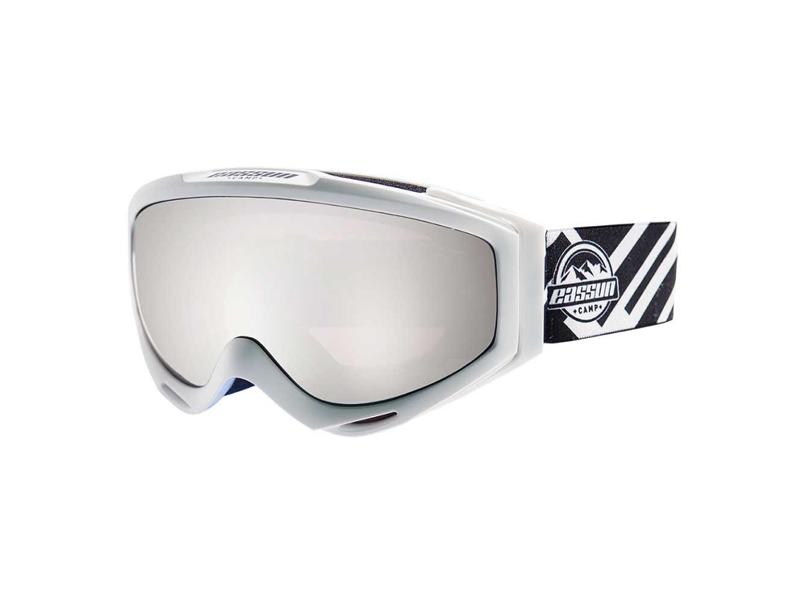 EASSUN Máscara Esqui Camp Branco Silver Mirror/CAT3