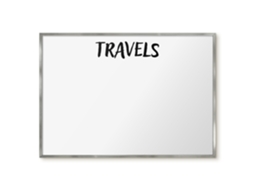 Magnetic Board Travels For The Living Room Espelharte (100x70 Cm)