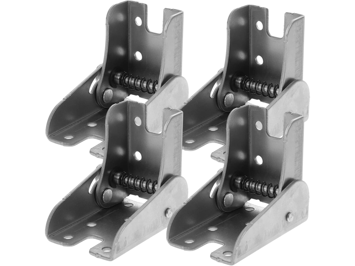 Conjunto De 4 Dobradiças Autotravantes Para Móveis Com Trava Mola,