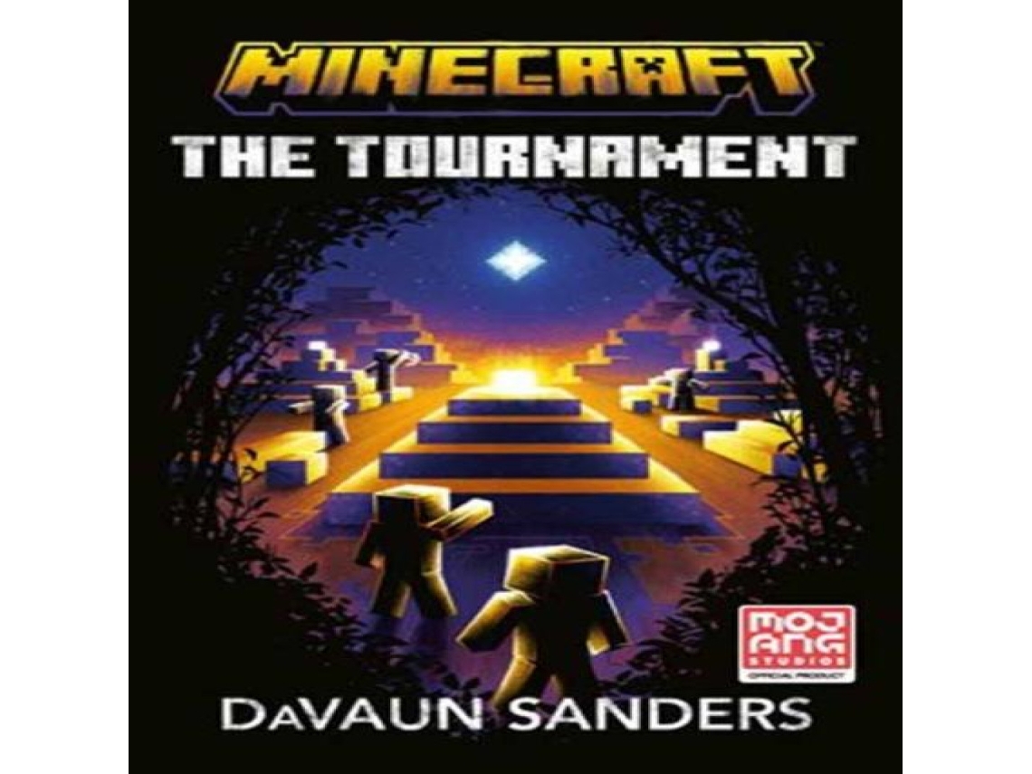 Livro Minecraft The Tournament de DaVaun Sanders (Inglês)
