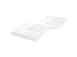 Vidaxl Colchão De Espuma 90x220 Cm 7 Zonas Dureza 20 Ild Branco