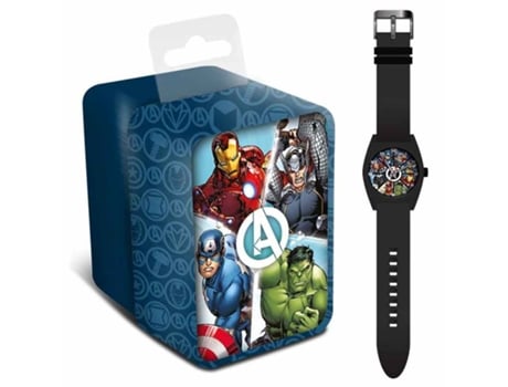 Relógio KIDSEUROSWAN Analógico Avengers (Idade Mínima Recomendada: 3 anos)