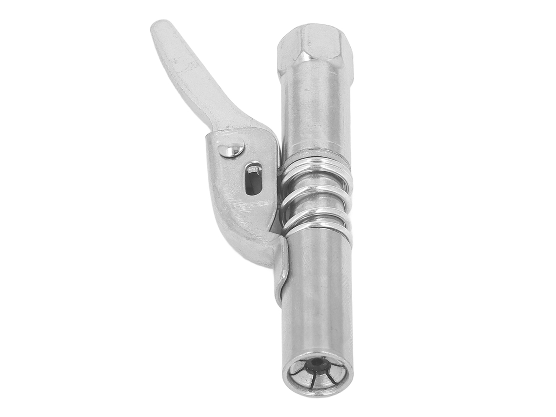 Conector para pistola de graxa de alta pressão com engate rápido e bico de injeção de óleo