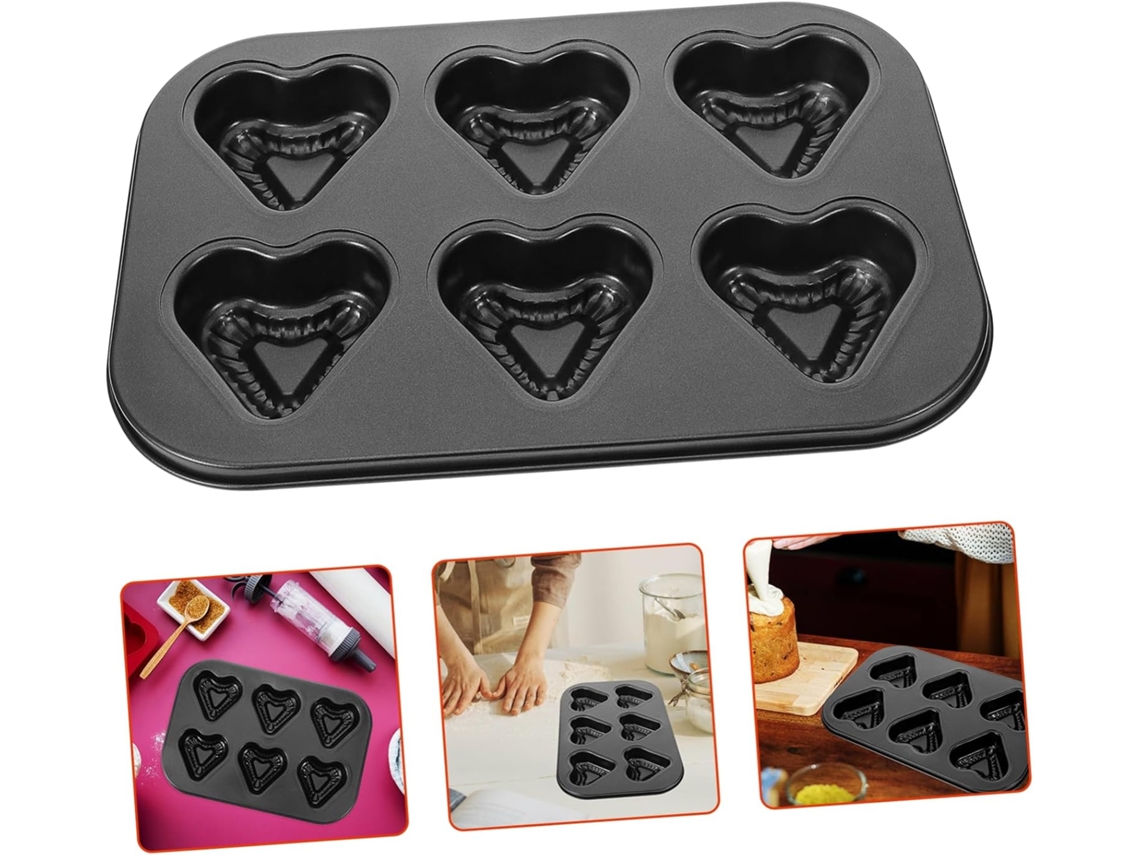 Formas Para Muffins E Cupcakes, Conjunto De 3 Unidades, 6 Unidades