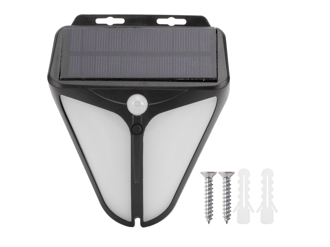 Luz de Indução Solar com Alarme 129dB para Jardim Fazenda Armazém S/MARCA