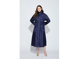 Jaqueta Chrui De Chuva Longo, Azul-marinho, M150-165cm