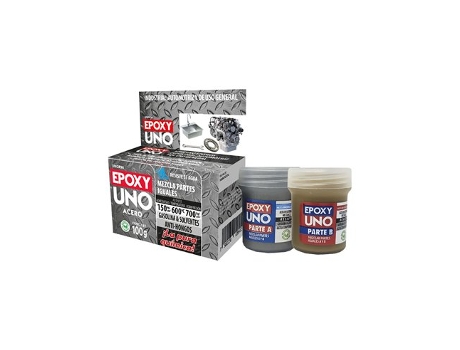Adesivo epoxídico de dois componentes Fusion Epoxy Black Label Unoa98 Universal Cinzento escuro 100 g
