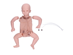 Ats kit de Boneca Reborn de 48 Centímetros Peças Inacabadas Suaves para Diy Manual para Crianças
