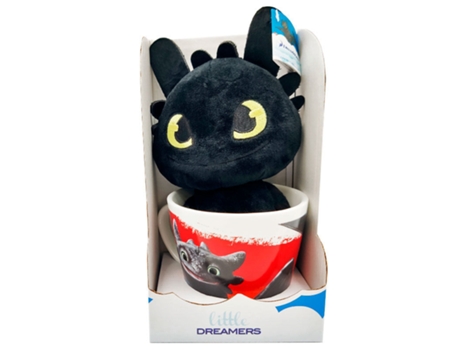 Caneca Banguela Como Treinar o Seu Dragão de Pelúcia 18cm Dreamworks Animation