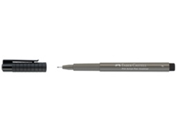 Caneta de Tinta FABER-CASTELL Caneta Artística Pitt Cinza Quente Iv