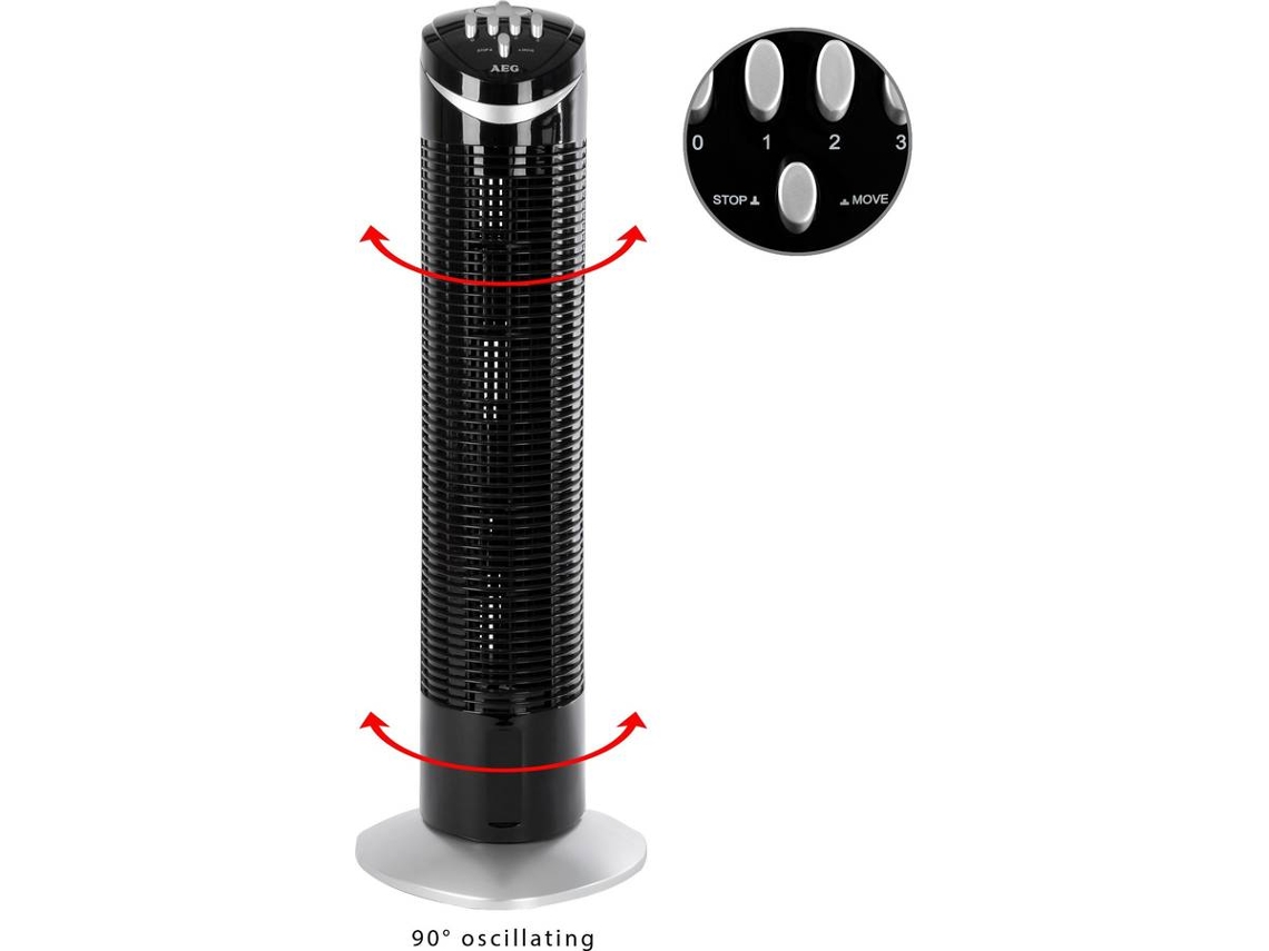 Coluna de ar AEG T-VL 5531 (3 velocidades - 50 W)