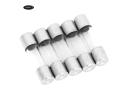 100 Peças De Fusível De Vidro 250v, 5x20mm, Fusível Rápido Para Proteção De Circuitos