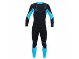 Fato Neoprene Manga Comprida Zip Tórax Surf Ultra Stretch Preto Skynay
