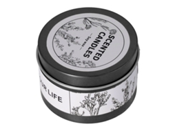 Vela perfumada WalshLXq de cera de soja sem fumaça para sala de estar, quarto, sala de jantar e banheiro, fragrância Seduction Amber, com caixa preta.