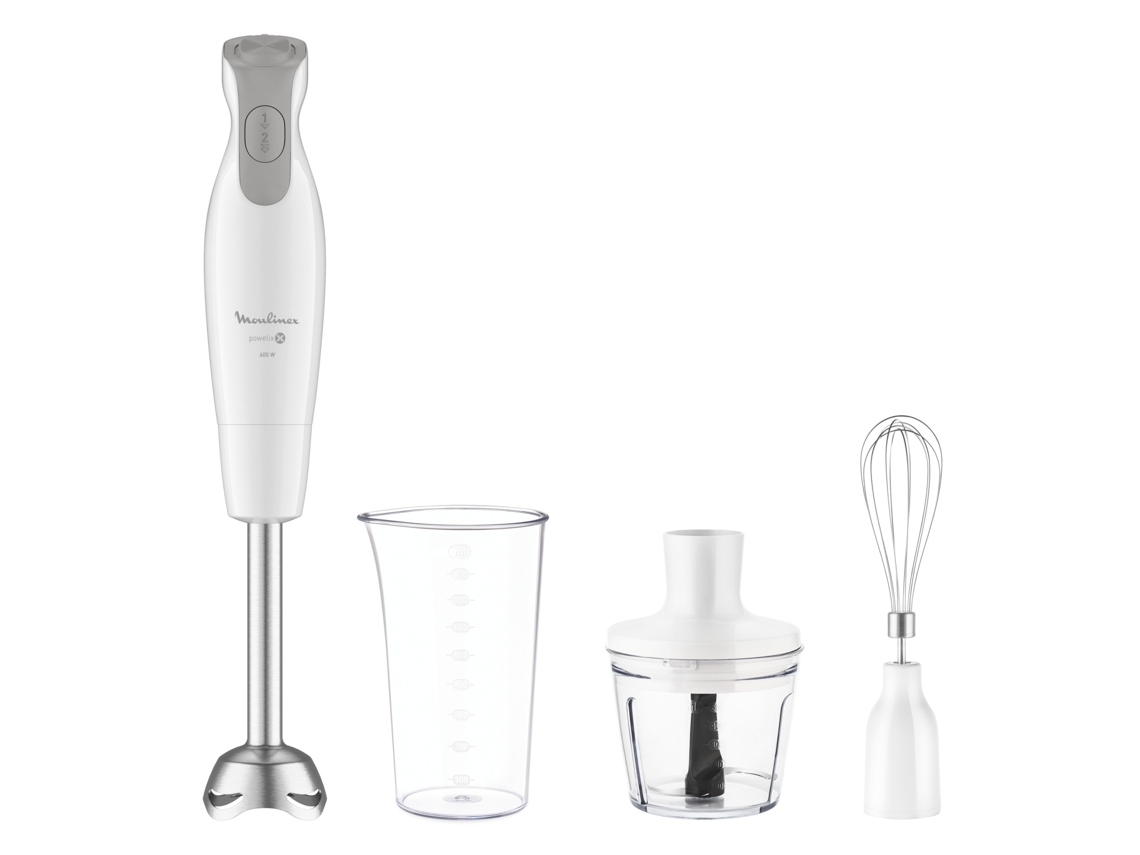 Varinha Mágica + Acessórios MOULINEX Dailychef (600 W - Branco)