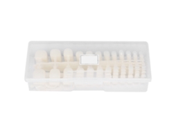 288pcs Uñas Postizas De Pie Profesionales Color Natural Herramienta De Manicura Diy