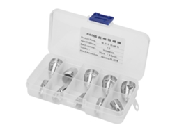 Conjunto de 10 peças de consumíveis para corte a plasma P80: bicos e eletrodos para tocha (bico de 1,3 mm + eletrodo)