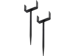 Estacas De Suporte Para Calhas (2 Peças) - Suporte Para Tubos De Calha