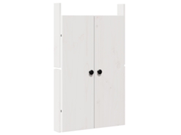 Conjunto 1 Porta De Cozinha Vidaxl Branco Madeira De Pinho Maciça (50 X 9 X 82 Cm)