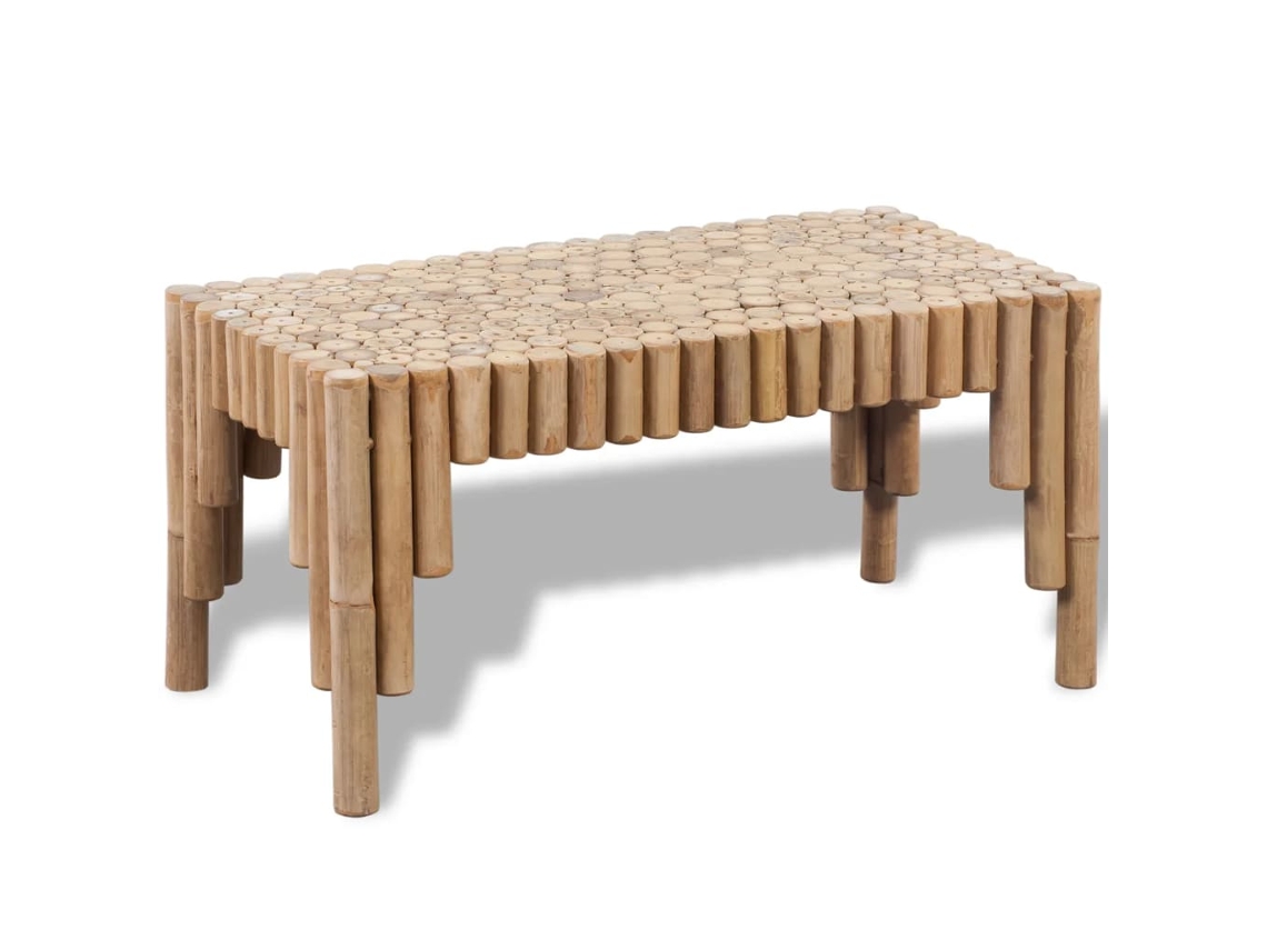 Vidaxl Mesa De Centro Em Bambu