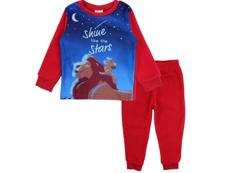 Pijama de Criança O REI LEÃO Vermelho (XS)