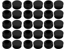 Ruilogod 30 Protetores Redondos De Plástico, 30mm De Diâmetro, Pretos Id 69e Cea 8da 486 7e2