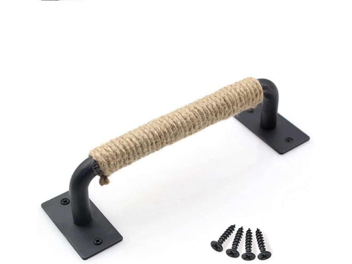 Puxador De Porta De 196 Mm, Preto, Para Móveis De Cozinha, Armários E Armazéns.