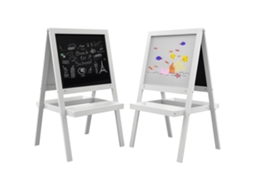 Quadro infantil 2 em 1, magnético e preto e branco.