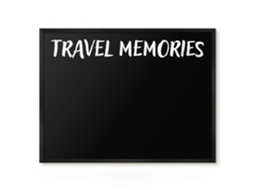 Magnetic Glass Board Travel Memories For The Hall Espelharte (80x60 Cm)