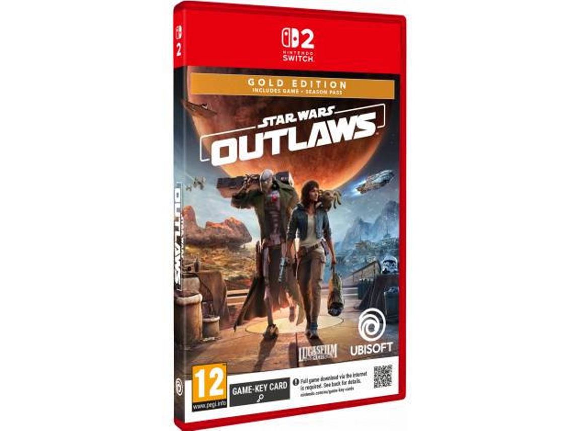 Jogo Nintendo Switch 2 Star Wars Outlaws Gold Edition