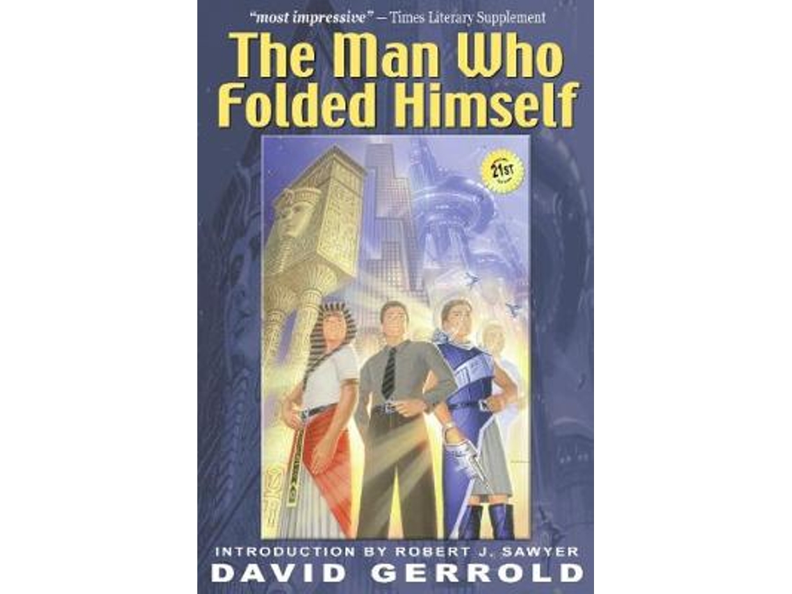 Livro the man who folded himself de gerrold, david (inglês)