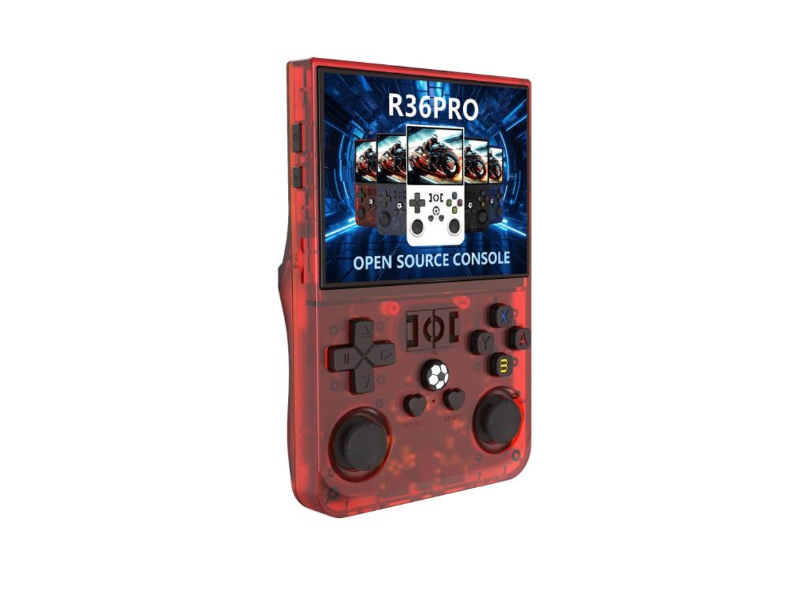 Consola de Jogos Portátil R36pro com Tela de 3.5 Polegadas, Sistema Linux e 21000+ Jogos XIAOMOYU