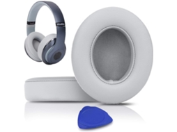 Lurelia Almofadas Auriculares Para Auscultadores Com E Sem Fios Beats Studio 2 E Studio 3 - Gray, Em Espuma De Memória, Cinzento