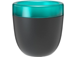 Conjunto de 2 vasos de plástico autoirrigáveis para cactos, bonsai e suculentas, pretos.