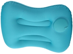 Travesseiro Inflável de Viagem Feito Poliéster. Respirável e Ergonômico. Confortável para Camping, CHABERLU
