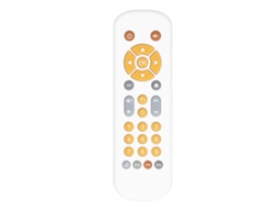 Primerox controle Remoto Tv Bebê com Música Educativo Seguro Simulado Brinquedo Branco